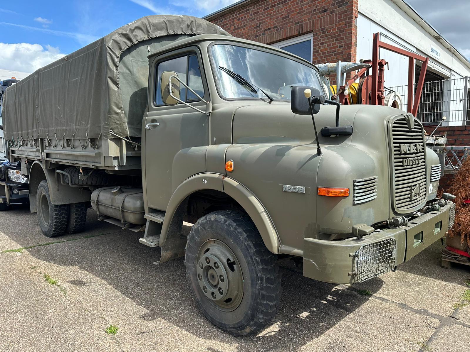 MAN 11.136 HA 4X4*H-zul.*schön*ex belg. Armee