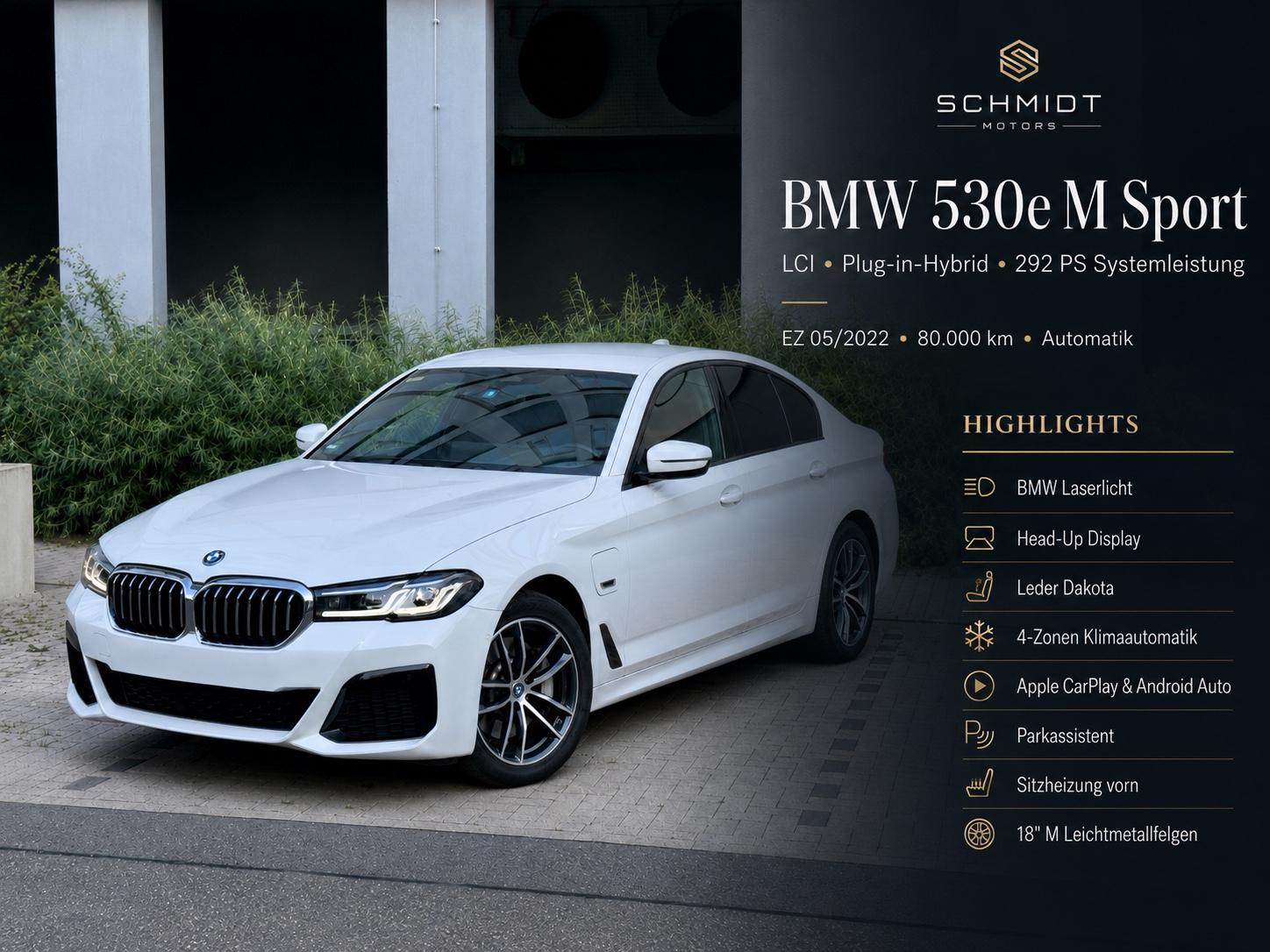 BMW 530 e M LCI | Laserlicht | HUD | Leder | M Sport