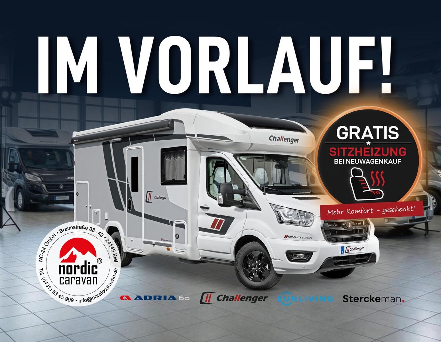 Challenger Teilintegriert Graphite Edition 250 