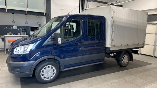 Ford Transit*Pritsche*DoKa*Plane*AC*7Sitzer*29900km*