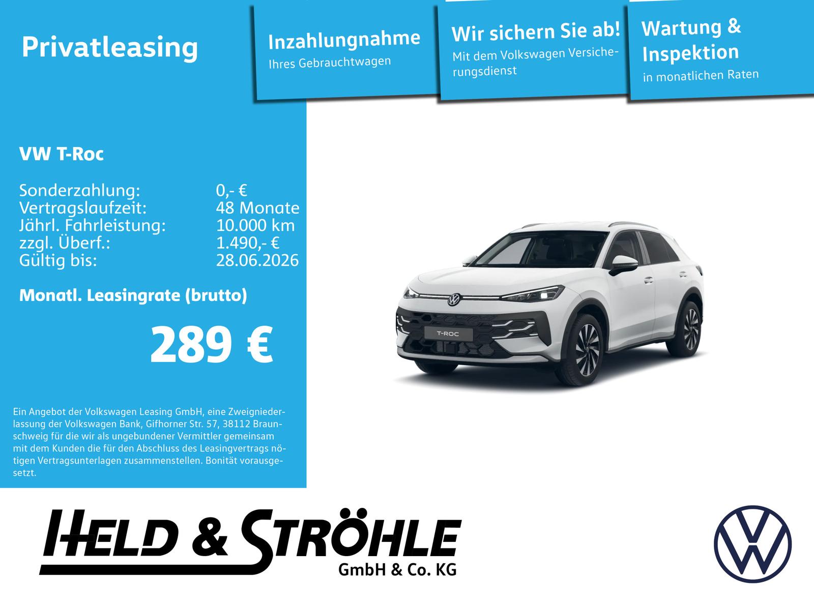 Volkswagen T-Roc Style DSG AHK Keyless Ganzjahresreifen