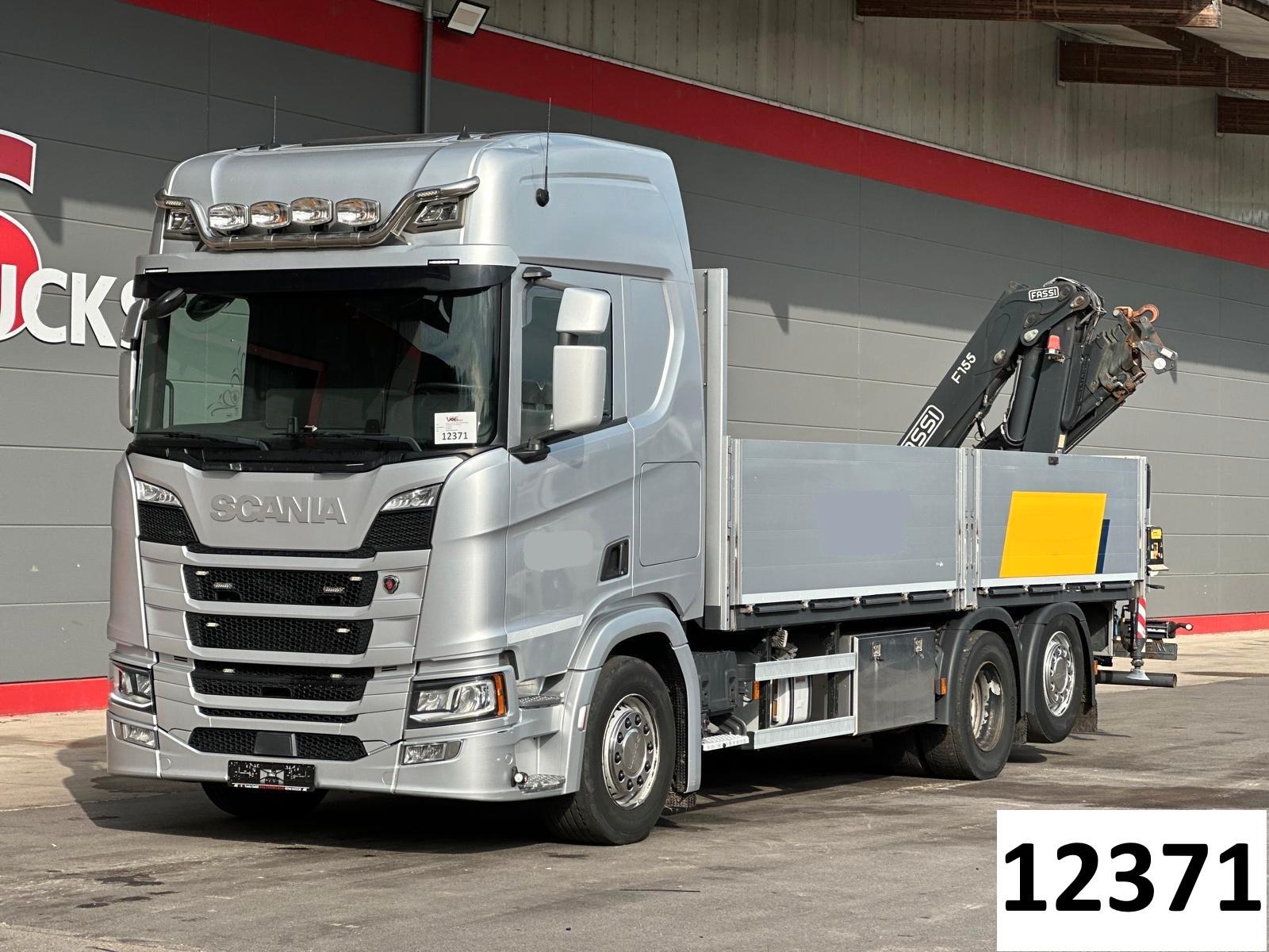 Scania R450 6x2 LL Pritsche FASSI 155 LK Lenk/Lift