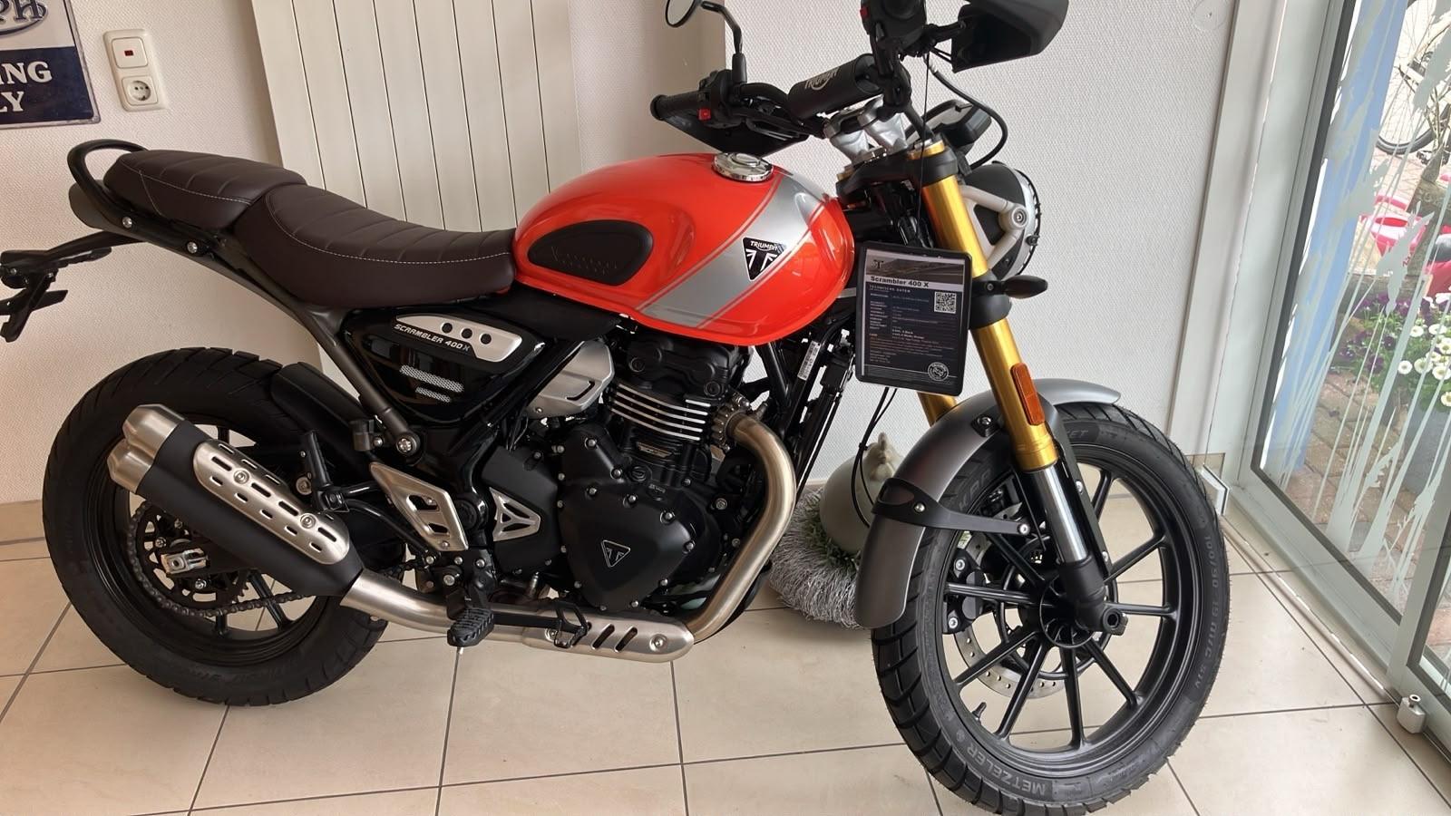 Triumph Scrambler 400 X Tageszulassung EZ 04/2026