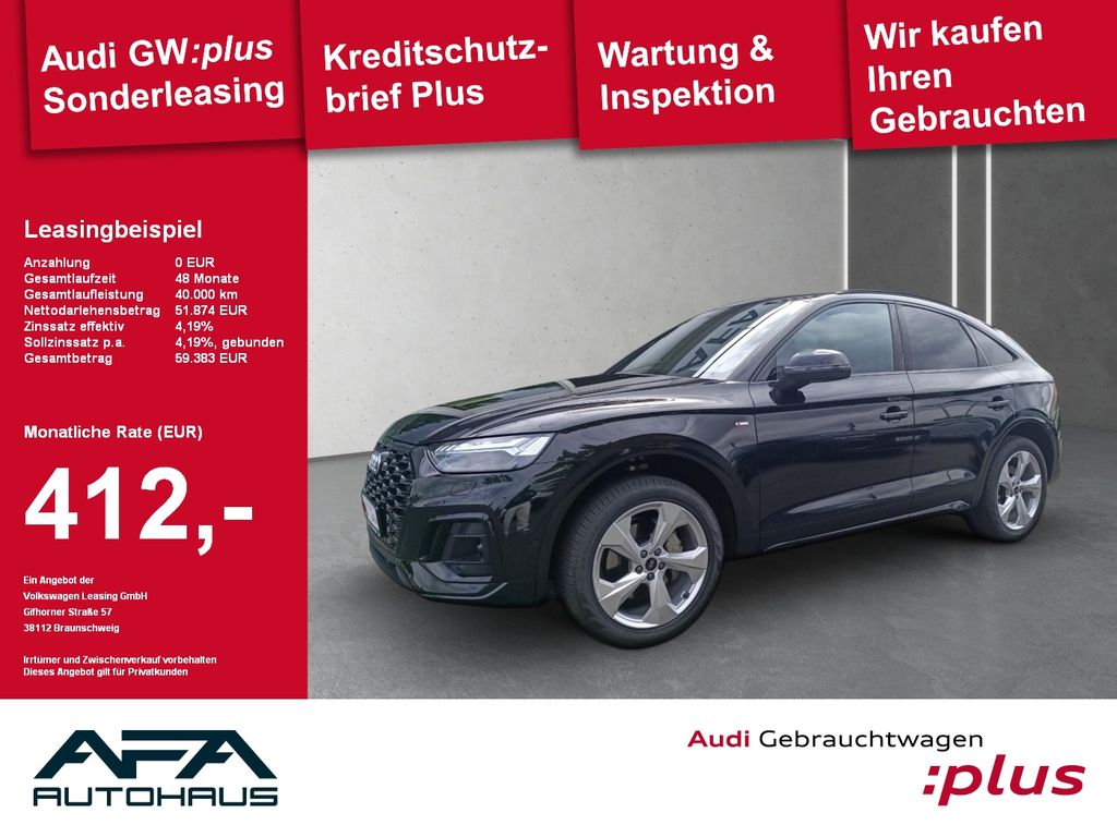 Audi Q5 Sportback 45 TFSI S-Line qu. AHK*RFK*ACC*LM20