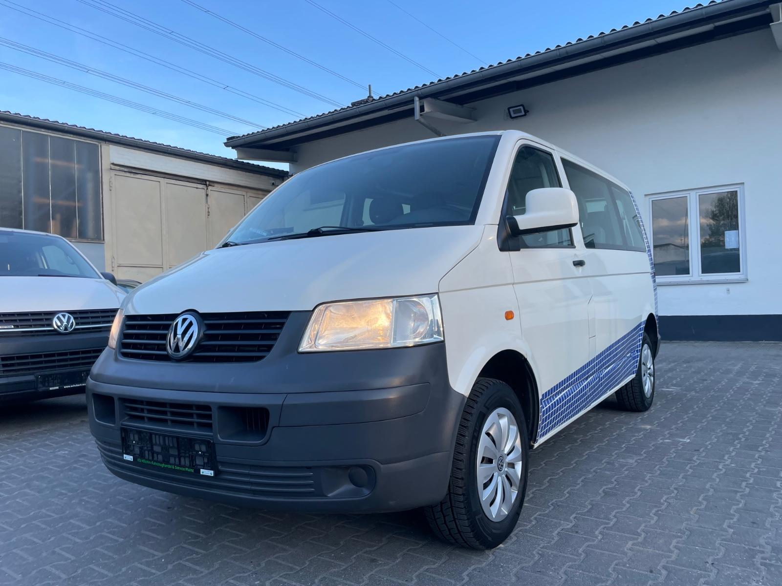 Volkswagen T5 1.9 TDI*9-Sitze*Klima*TÜV+Wartung NEU*1-Hand*