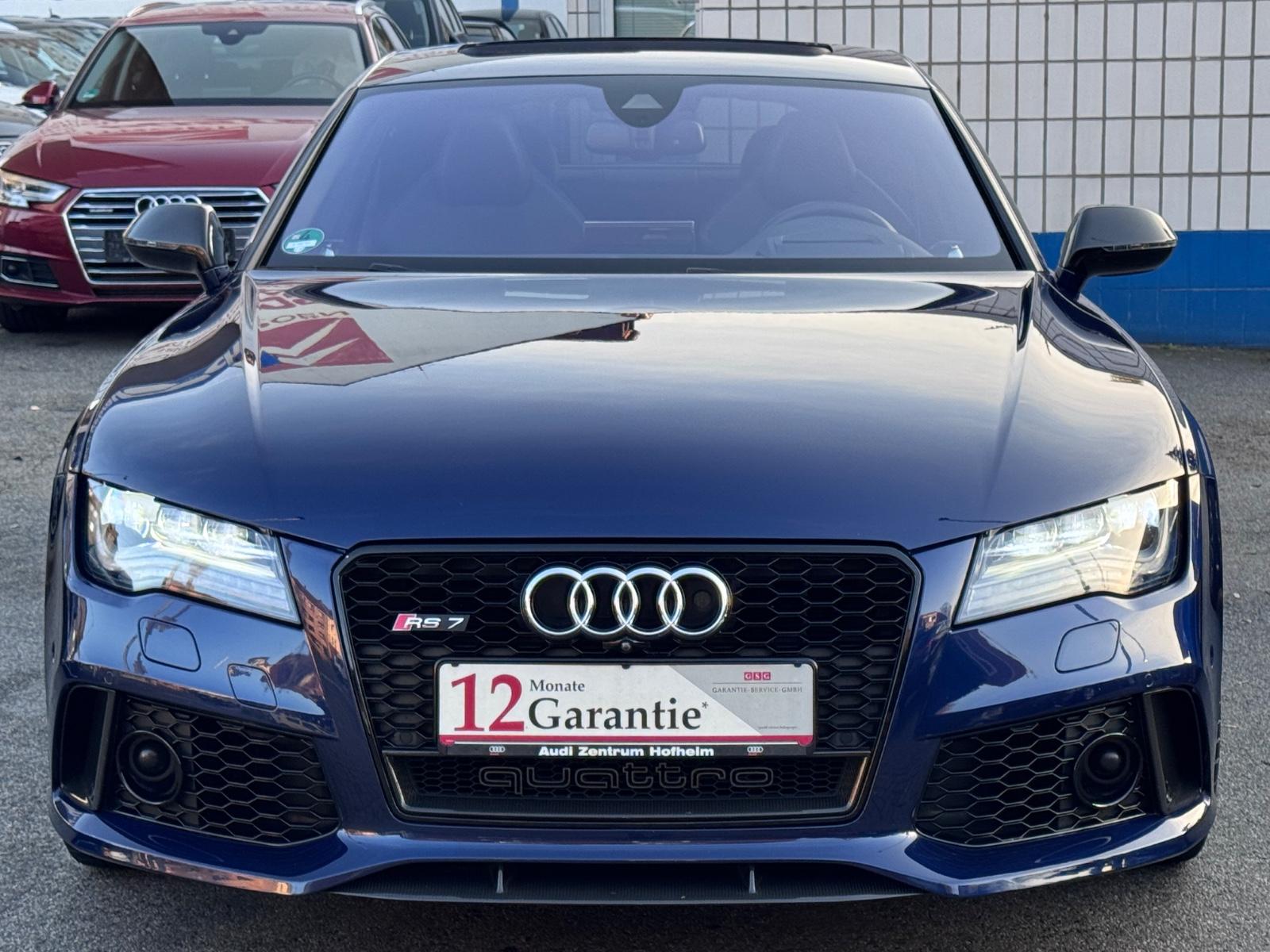 AUDI RS7 SPORTBACK 4.0 V8 TFSI 560ch QUATTRO - FREINS CÉRAMIQUE - PACK CARBONE - BANG & OLUFSEN - TOIT OUVRANT - CAMÉRA 360°
