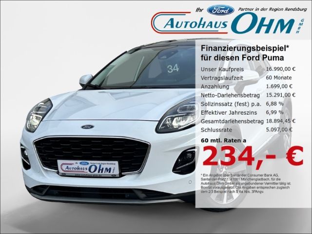 Ford Puma Titanium X 1.0 MHEV - SHD - RFK - Navi -