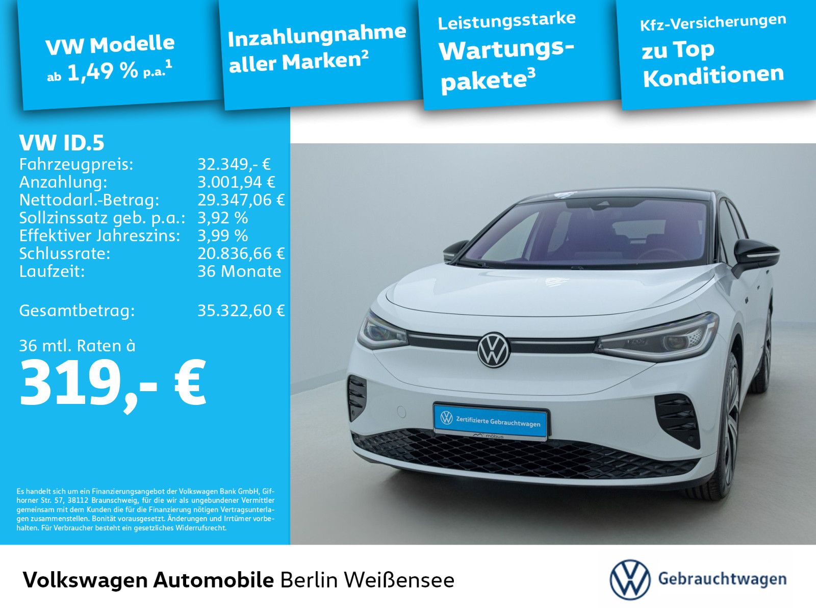 Volkswagen ID.5 GTX 4MOTION IQ NAVI APP DCC foto 2