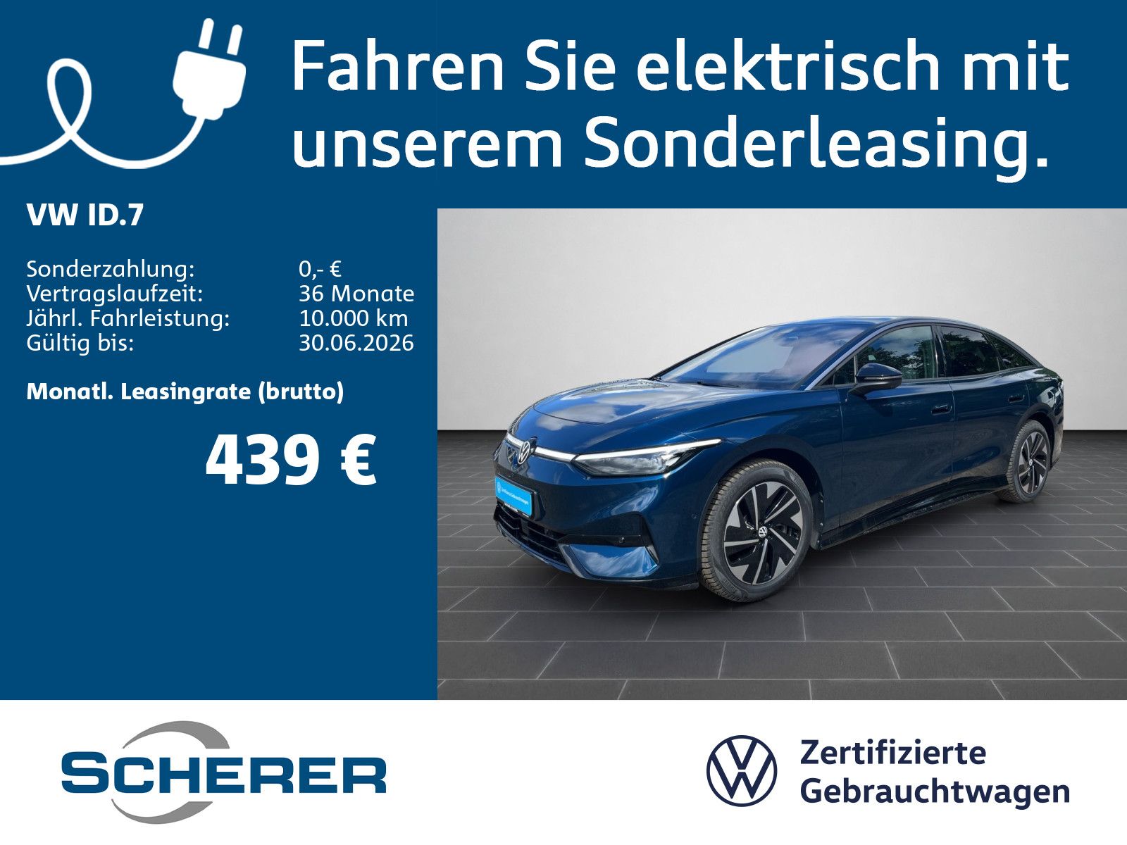 Volkswagen ID.7 Pro 210kW 82kWh MATRIX-LED NAVI SHZ ACC DAB