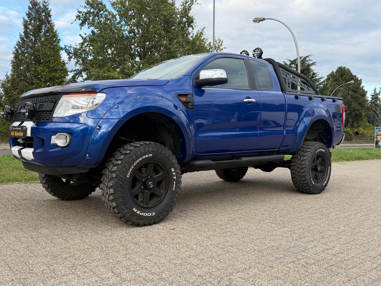 FORD RANGER XLT 2.2 TDCI 150ch 4X4 - CABINE APPROFONDIE - ATTELAGE 3,5T - CAMÉRA DE RECUL - RADARS DE STATIONNEMENT