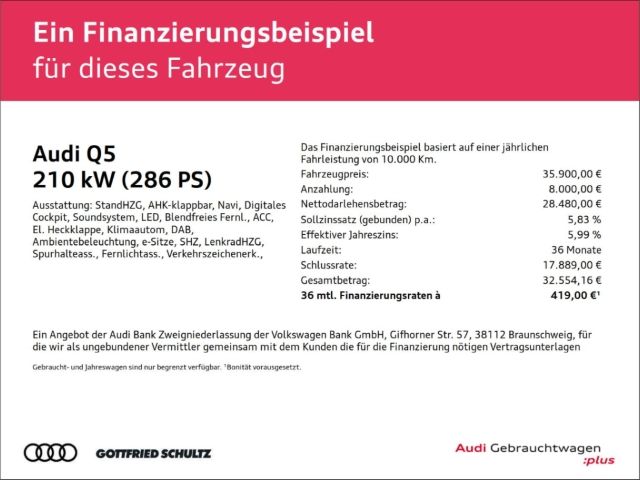Audi Q5 Sportback 50 TDI quattro advanced MATRIX AHK foto 2