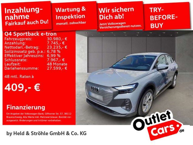 Audi Q4 Sportback 35 e-tron NAV+ R-KAM VIRTUAL