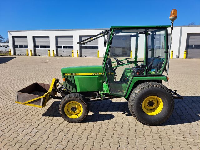 John Deere 955 4x4 Kabine*2x Zapfwelle*mit Mähwerk, Bürste