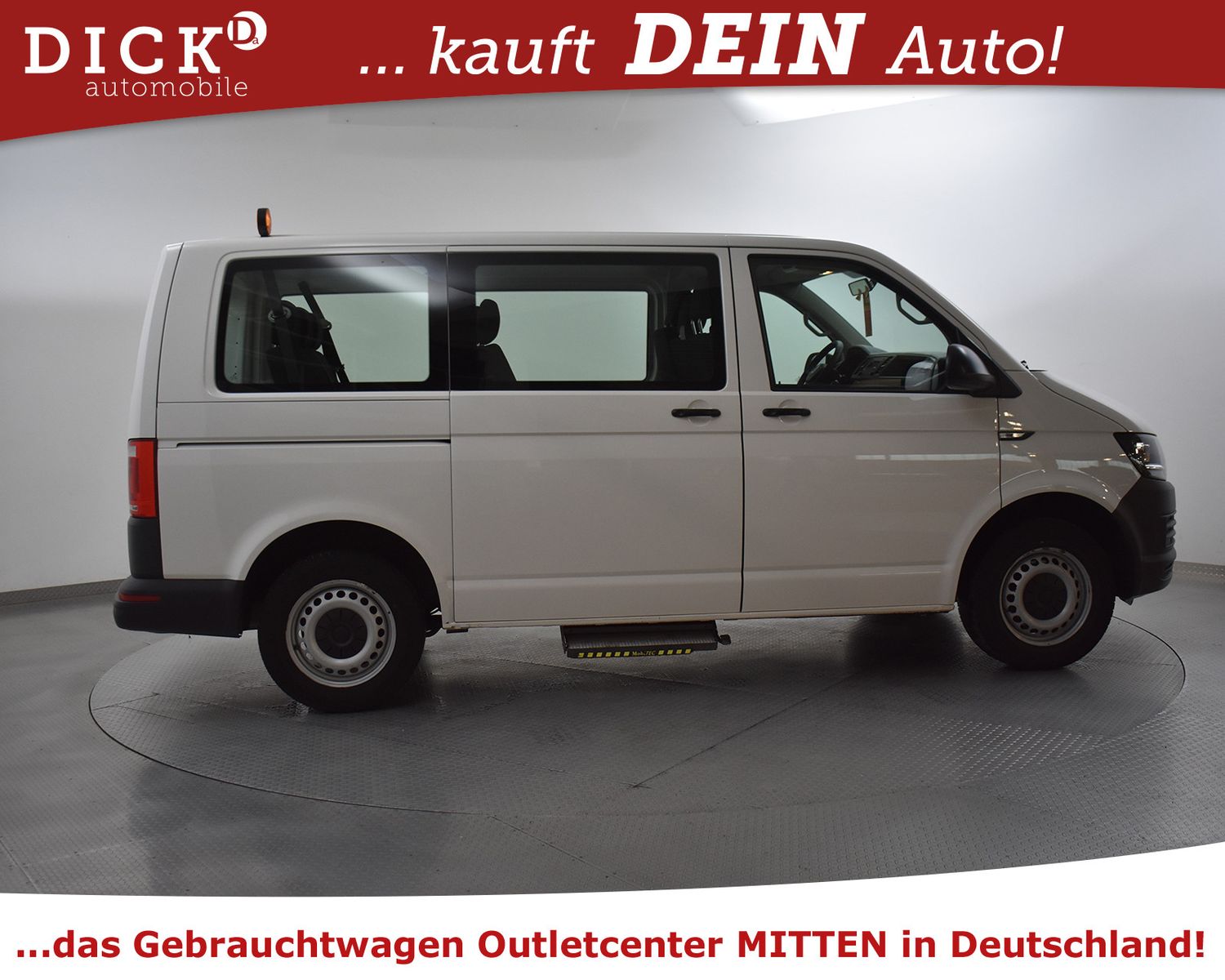 VW T6 Transporter 2.0d > 9-SITZE+KLIMA+PDC+1HAND - Image 2