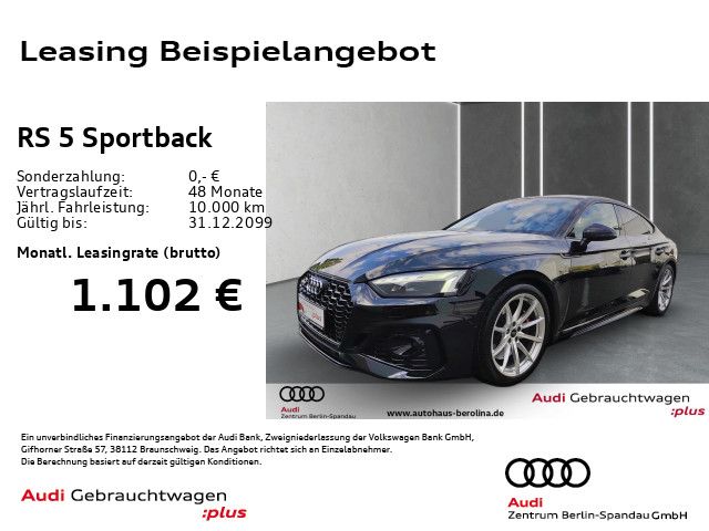 Audi RS 5 Sportback tiptr. *NAV+*B&O*ACC*R-CAM*