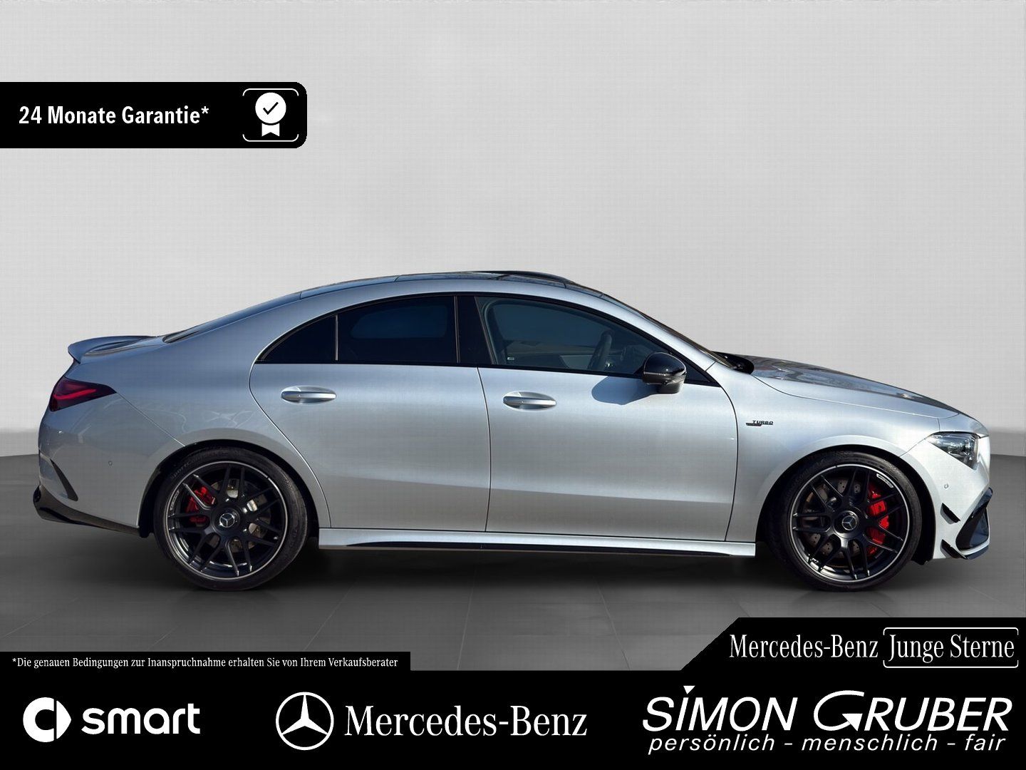 Fahrzeugabbildung Mercedes-Benz CLA 45 S 4M+ AMG Aero Burm Pano HUD Perfo Sitze
