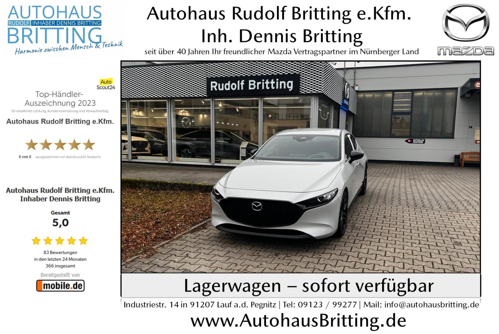 Mazda 3 Benzin 140PS 6GS Homura Navi PDC SHZ