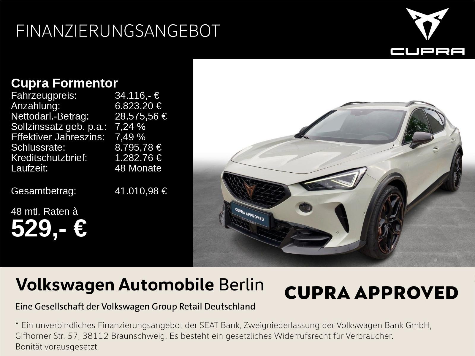 Cupra Formentor VZ5 2.5 TSI DSG 4 Drive Navi LED SHZ