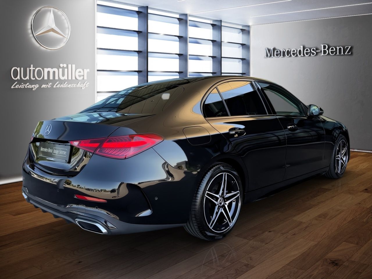 Fahrzeugabbildung Mercedes-Benz C 180 AMG+NIGHT+LENKRADHEIZ+AMBIENTE+KAMERA+