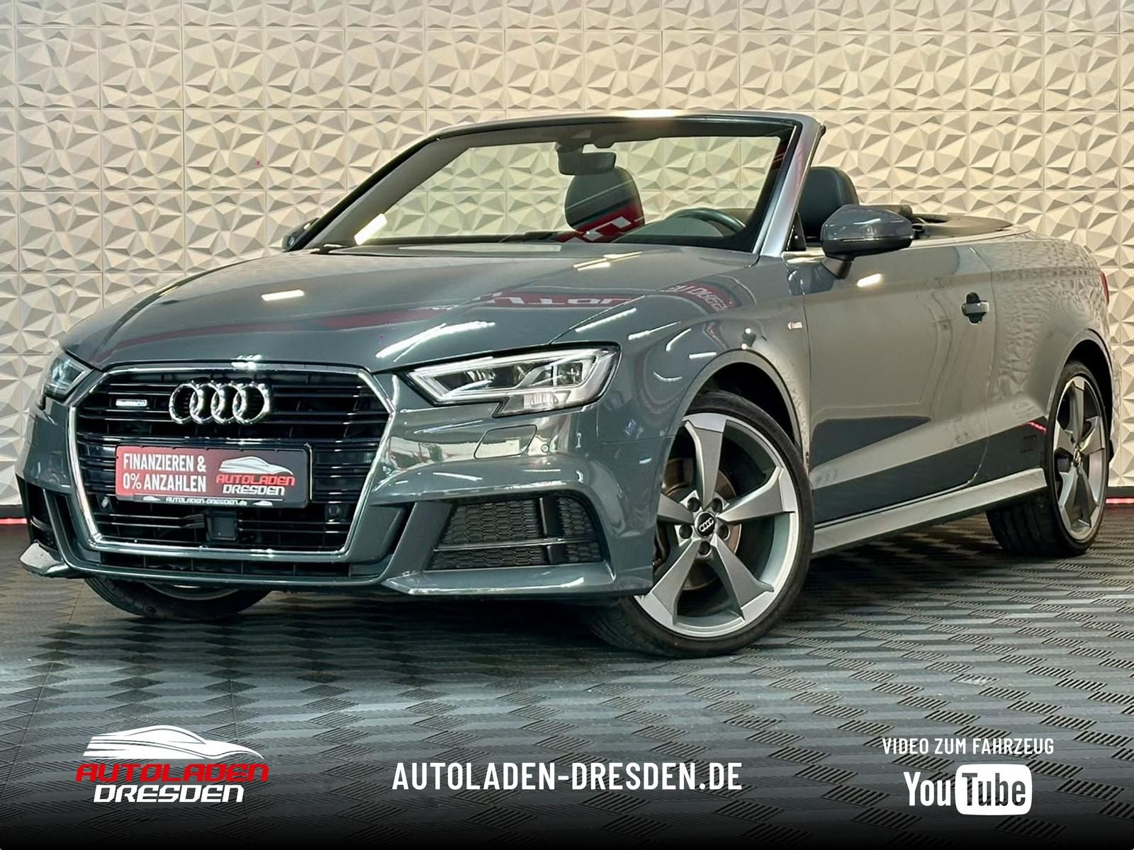 Audi A3 2.0TFSI CABRIO S LINE QUATTRO LED#VIRTL#AHK