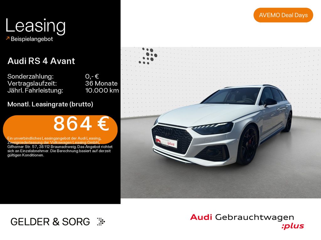 Audi RS 4 Avant quattro AHK*290km/h*Sportabgas*Pano