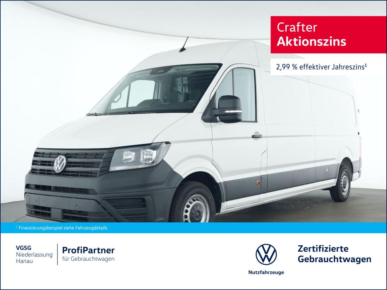 Volkswagen Crafter Kasten Lang Neues Modell vorb.AHK Klima