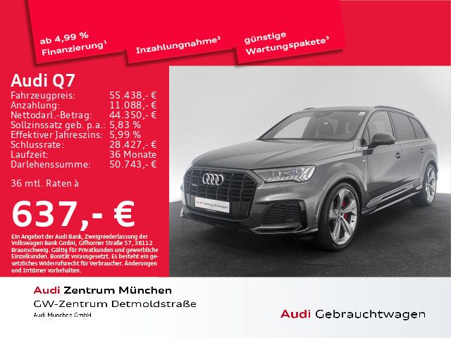 Audi Q7 60 TFSI e qu. S line Pano/Laser/Kameras/B&O