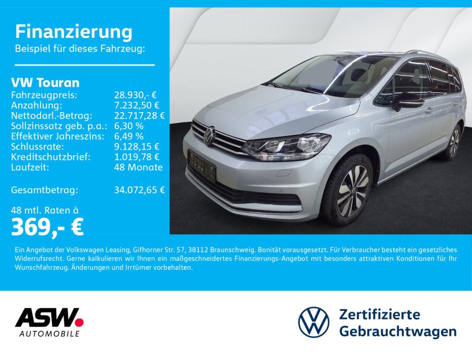 Volkswagen Touran Goal 1.5 TSI Navi RFK ACC SHZ 7-Sitzer