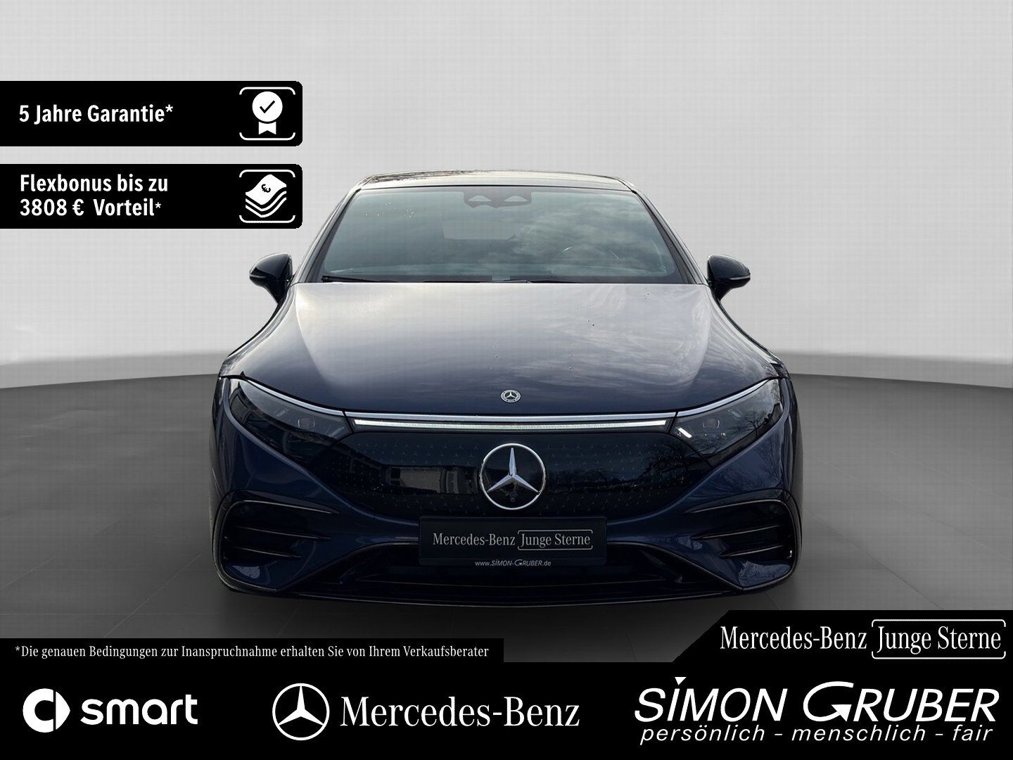 Fahrzeugabbildung Mercedes-Benz EQS 350 AMG Pano HUD DigiLight HaL Burmes 21Zoll