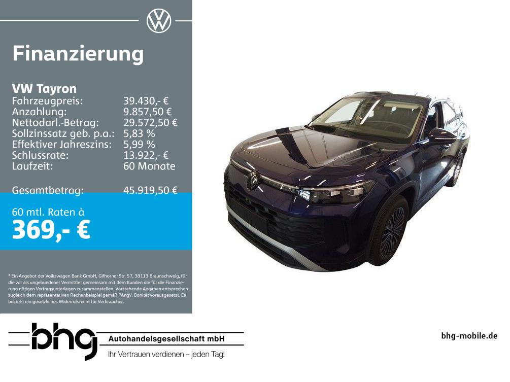 Volkswagen Tayron Life 1,5 eTSI OPF 110 kW DSG