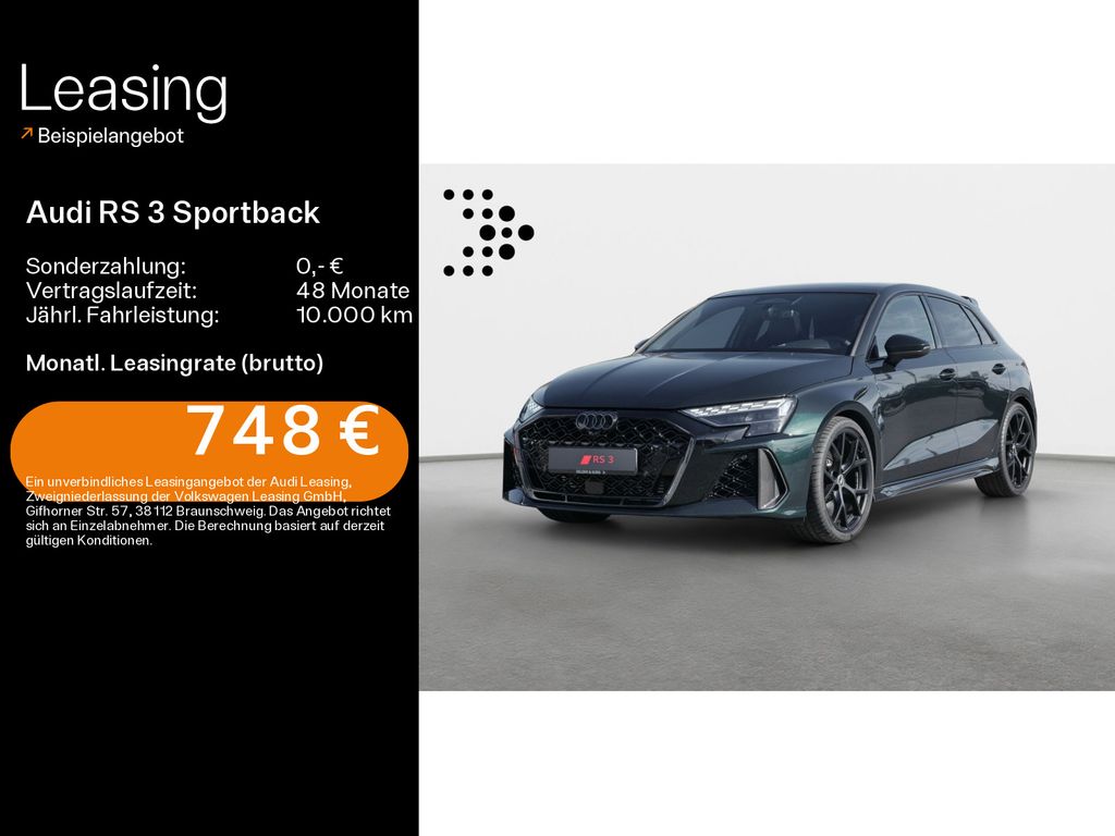 Audi RS 3 Sportback *RS-Abgas*280km/h*Schalen*SONOS