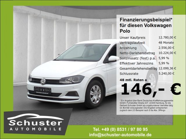 Volkswagen Polo VI 1.0*Temp SHZ PDCv+h Blueto AppConn Klima