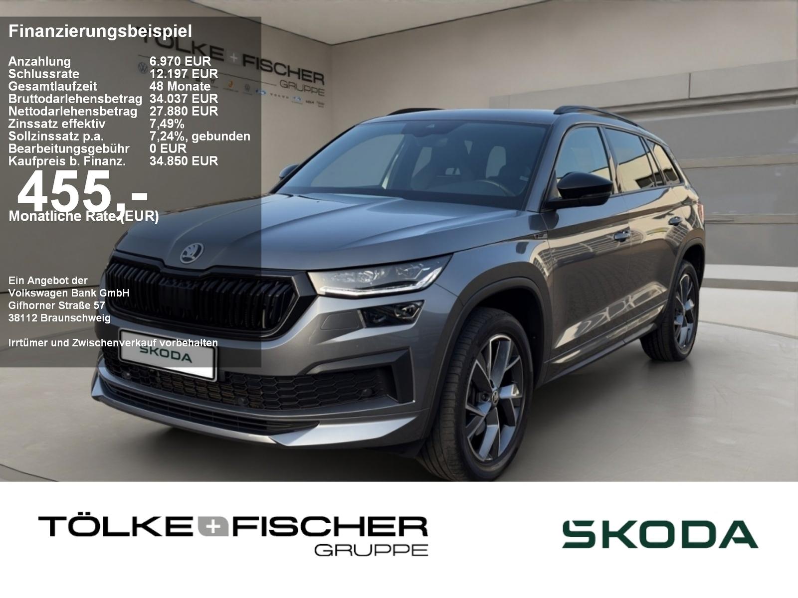 Skoda Kodiaq 2.0 TDI 4x4 Sportline DCC AHK Navi LM