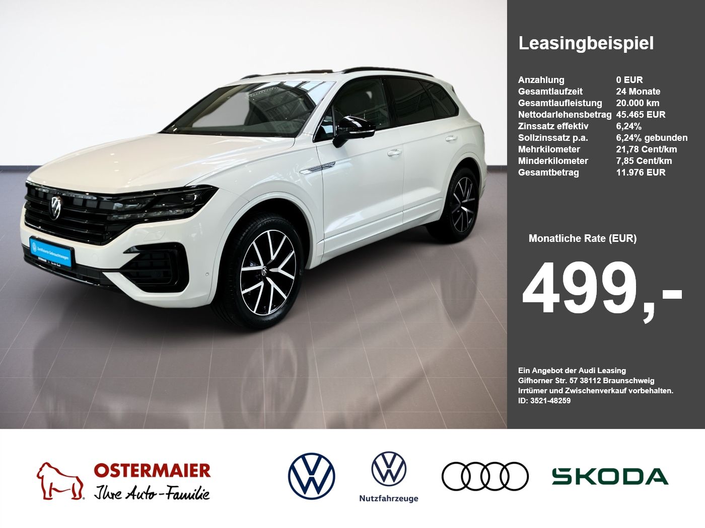 Volkswagen Touareg R-LINE 3.0TDI V6 286PS 4MOTION AHK.IQ.LI