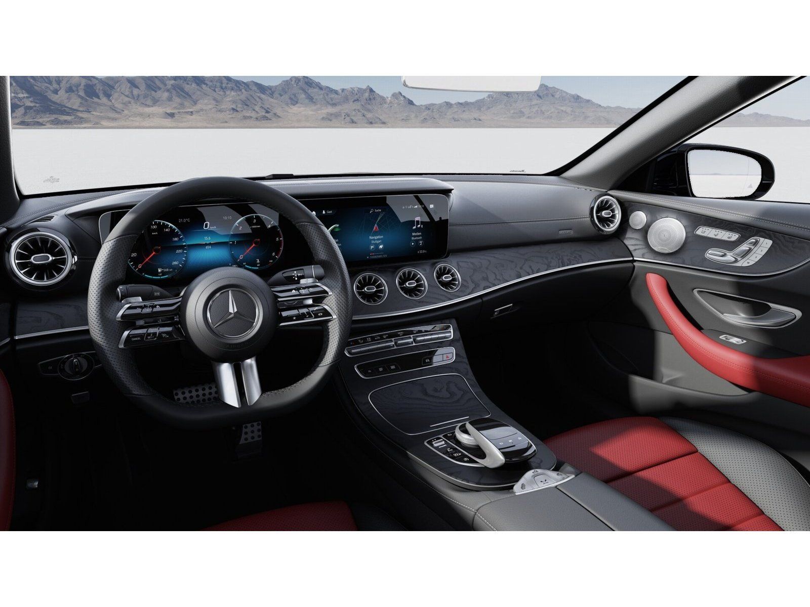 Fahrzeugabbildung Mercedes-Benz E400d AMG Memo DISTR Burm MLED Sitzklim AIRSCARF