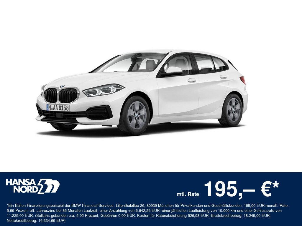 BMW 116i ADVANTAGE LED NAVI LENKRADHZ. PDC SHZ 16"