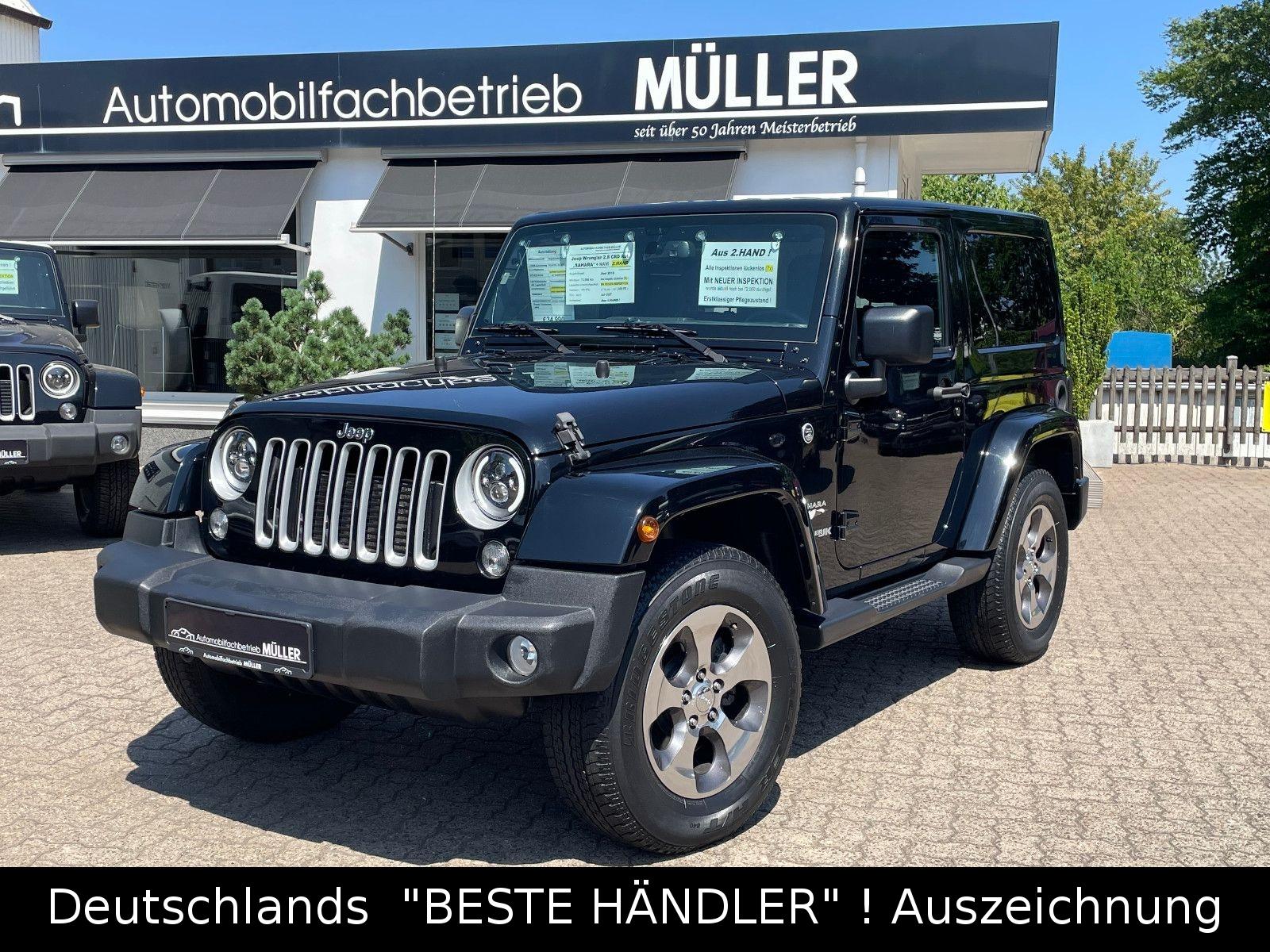Jeep Wrangler 2.8 CRD Aut."SAHARA"+LED+Sehr gepflegt!