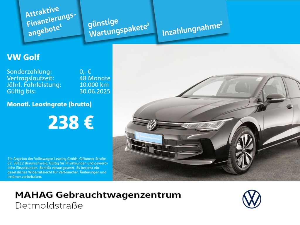Volkswagen Golf VIII 1.5 TSI GOAL AHK Navi LED Sitzhz. 6-Ga