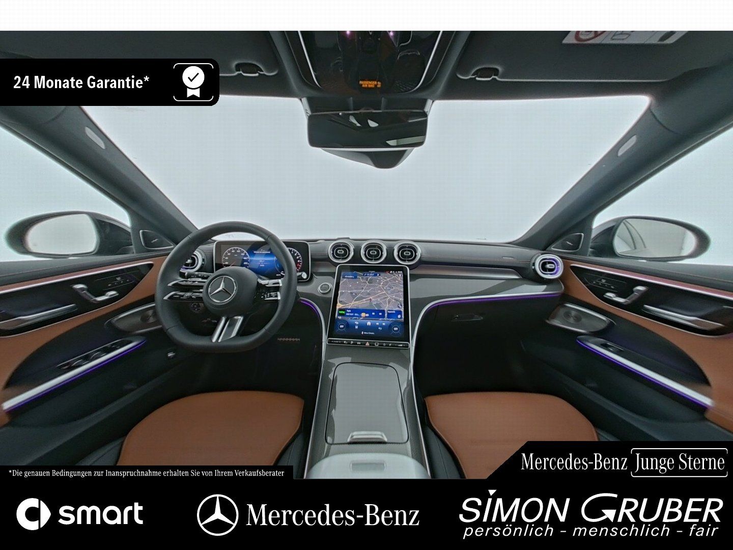 Fahrzeugabbildung Mercedes-Benz C 300 T de 4M AMG Leder braun magno Pano HUD AHK