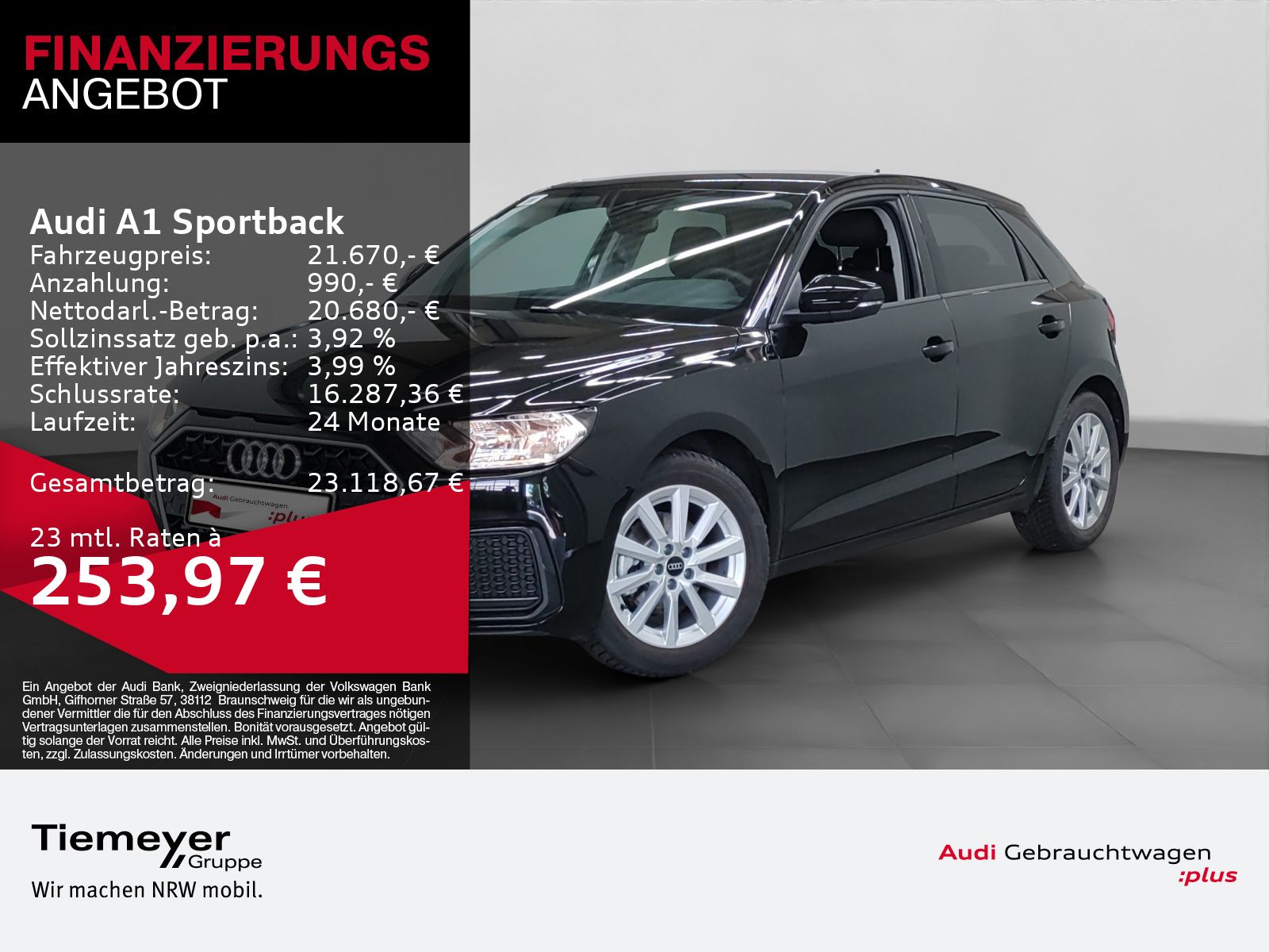 AUDI A1 Sportback 30 TFSI ADVANCED PDC SITZHZG ALU
