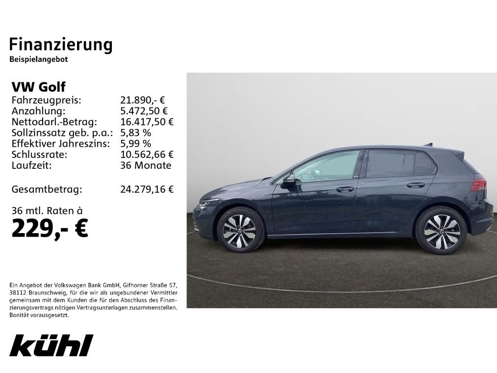 Volkswagen Golf VIII 1.0 eTSI DSG Move Navi AHK Pano foto 2