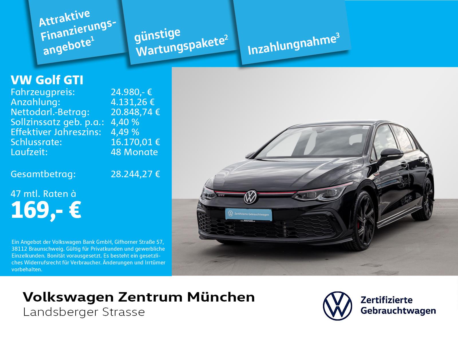 Volkswagen Golf VIII GTI 2.0 TSI ACC IQ.Light Navi RearView
