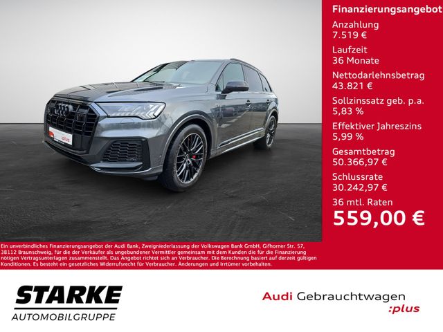 Audi Q7 55 TFSI e tiptronic quattro S line NaviPlus A