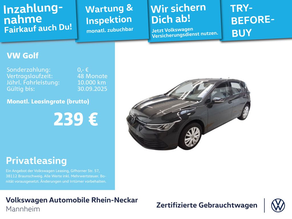 Volkswagen Golf VIII 1.0 TSI Gar.2029 Kamera Harman-Kardon