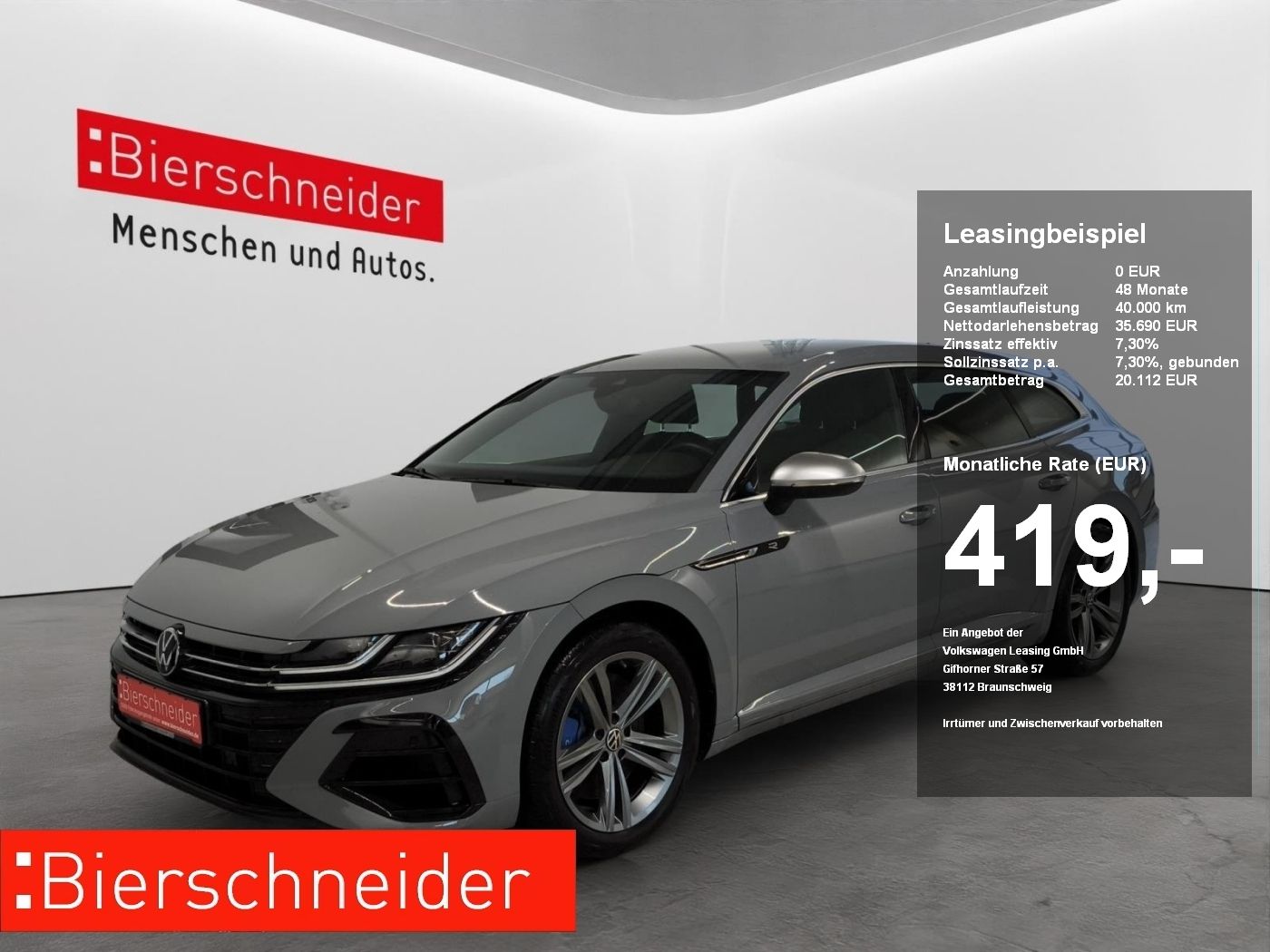 Volkswagen Arteon Shooting Brake 2.0 TSI DSG 4Mo. R LED NAV