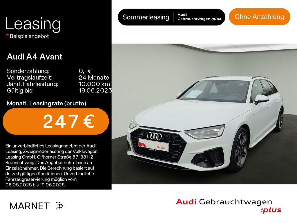 Audi A4 Avant 40 TDI quattro S line*Navi*Alu*PDC*Virt