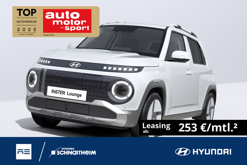 Hyundai INSTER EV Lounge 49 kWh 85kW 115 PS EV-Komfort-P