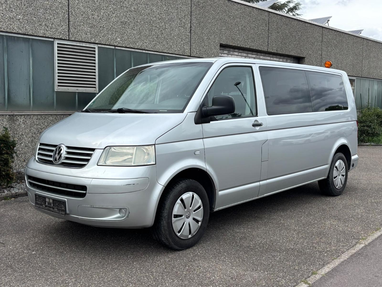 Volkswagen T5 Transporter LPG Gas lang 9 Sitzer Klima