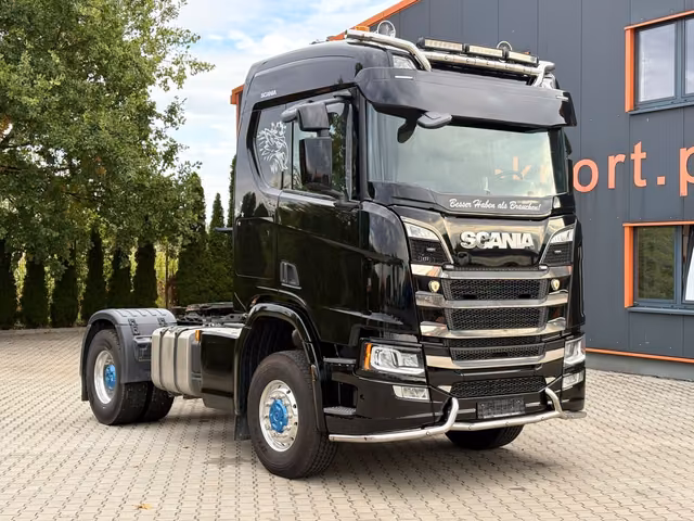 Scania R500 4x4HA Euro 6 SZM instalație de basculare Blatt · Luft