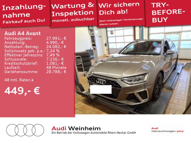 Audi A4 Avant 35 TDI S line LED Navi S-tronic Pano uv